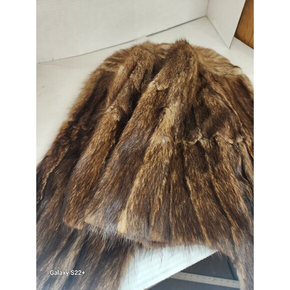 Vintage Genuine Mink Fur Stole Cape By Lewiston Fur Shop Lewiston Idaho - Picture 14 of 16